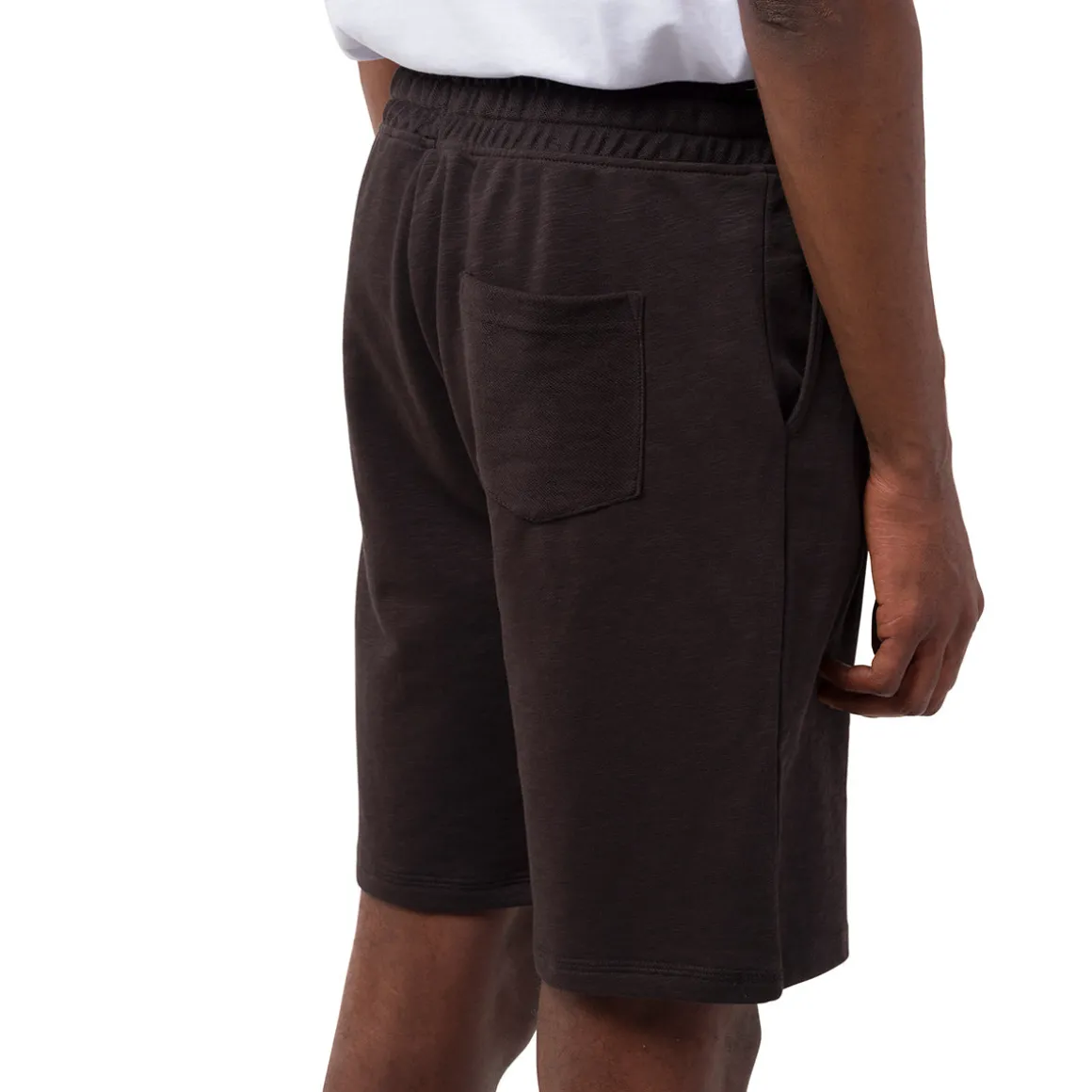 Pantaloncini da uomo neri con tasche e logo Ducati Scrambler