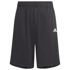 Pantaloncini sportivi neri da bambino con logo adidas Sereno Junior