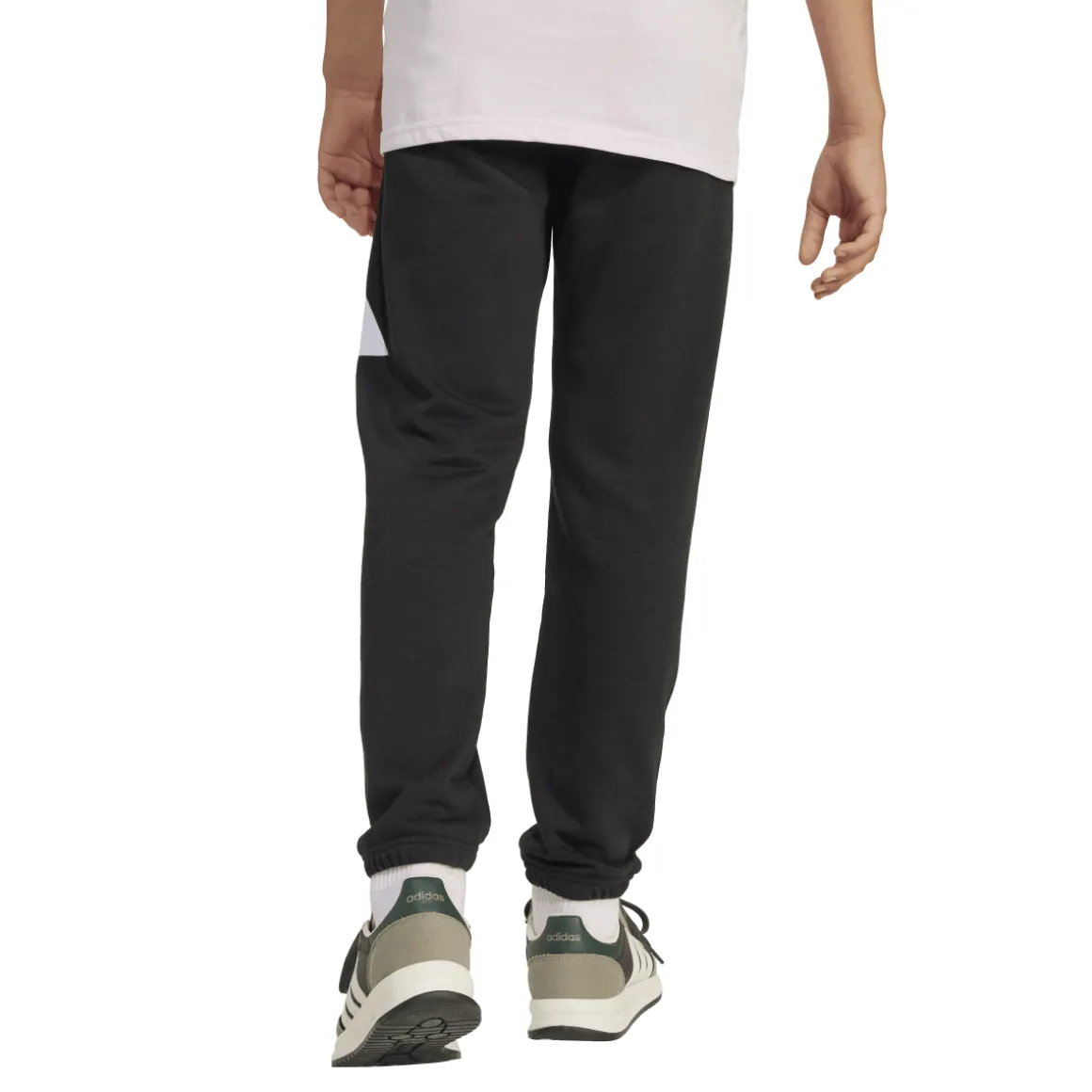 Pantaloni casula neri da Bambino con logo laterale adidas