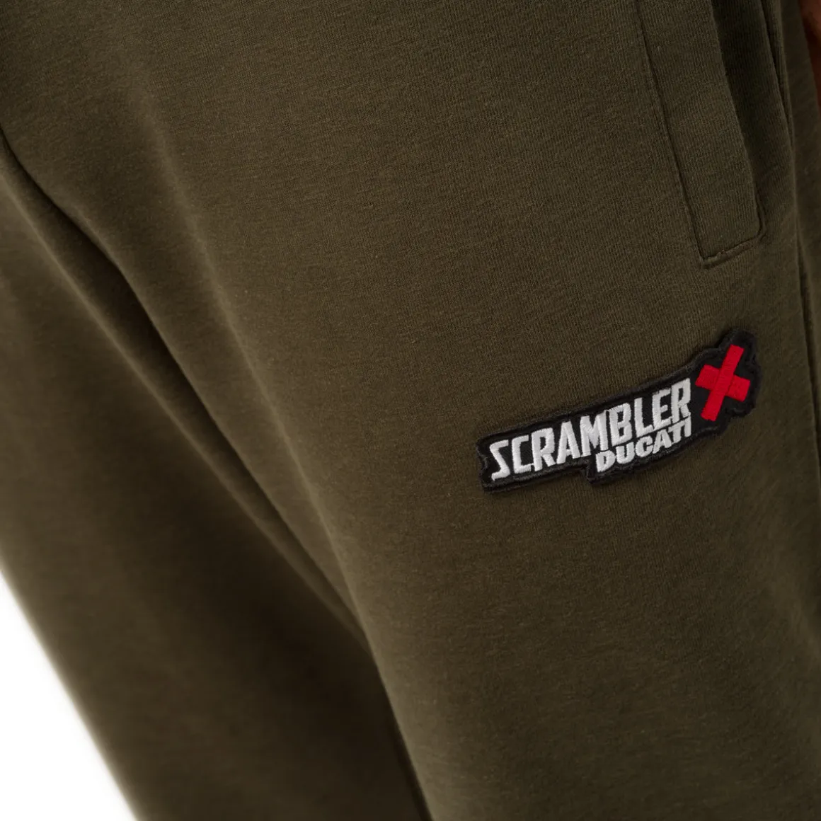 Pantaloni da joggin uomo verde militare Ducati Scrambler
