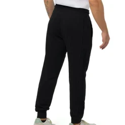 Pantaloni in felpa da Uomo neri con tasche e logo Tonino Lamborghini
