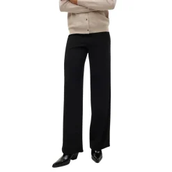 Pantaloni in tessuto morbido ampi neri da Donna Vero Moda