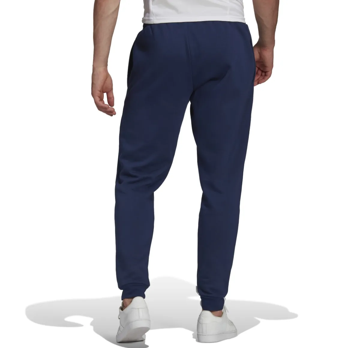 Pantaloni joggers blu con logo a contrasto adidas Entrada 22