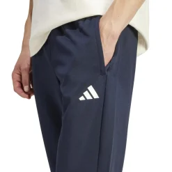 Pantaloni joggers blu da uomo con strisce bianche adidas Sereno