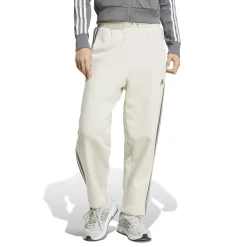 Pantaloni joggers da donna bianchi con logo adidas