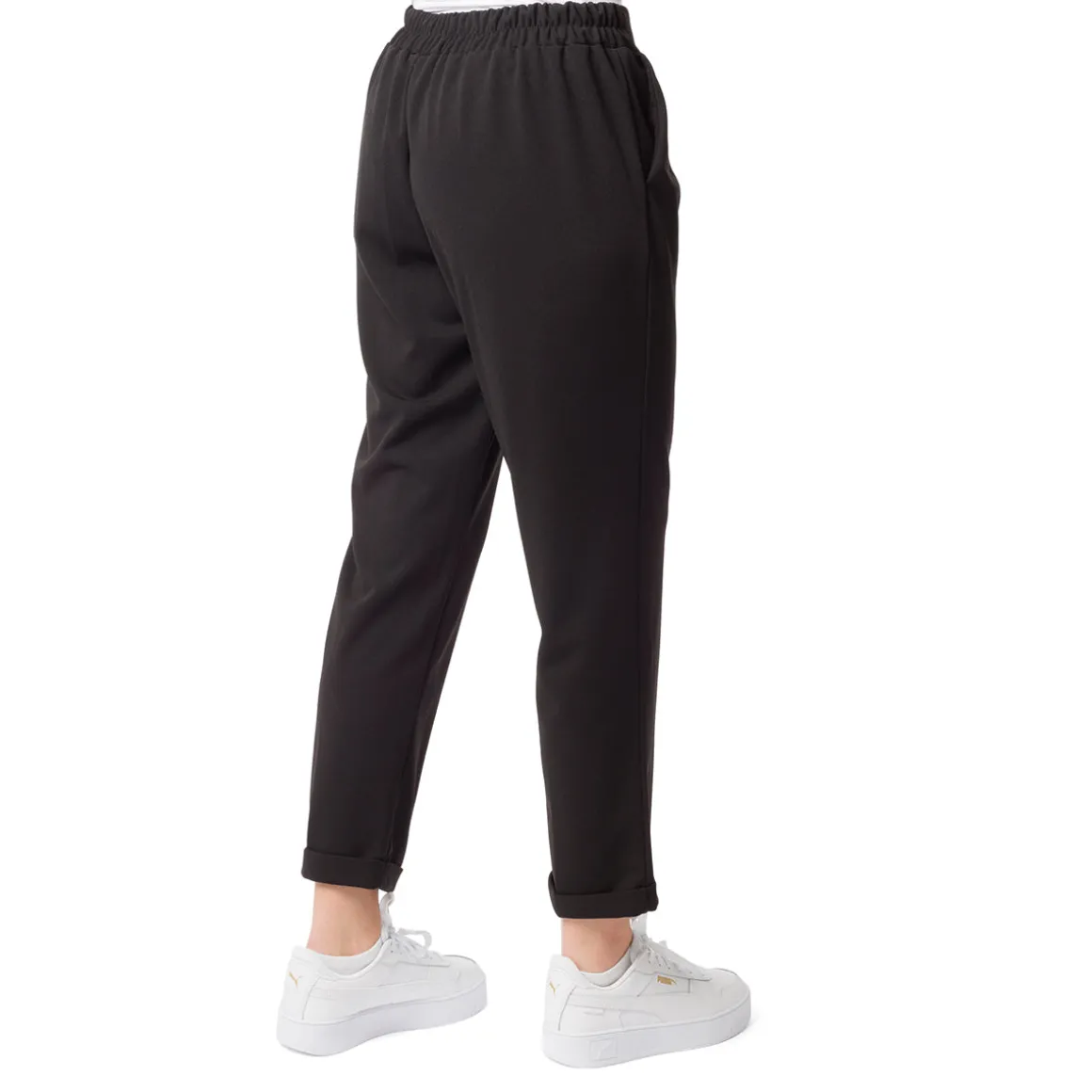 Pantaloni neri da donna con vita elasticizzata Swish Jeans