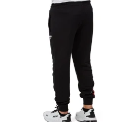 Pantaloni sportivi da uomo neri con logo Ducati