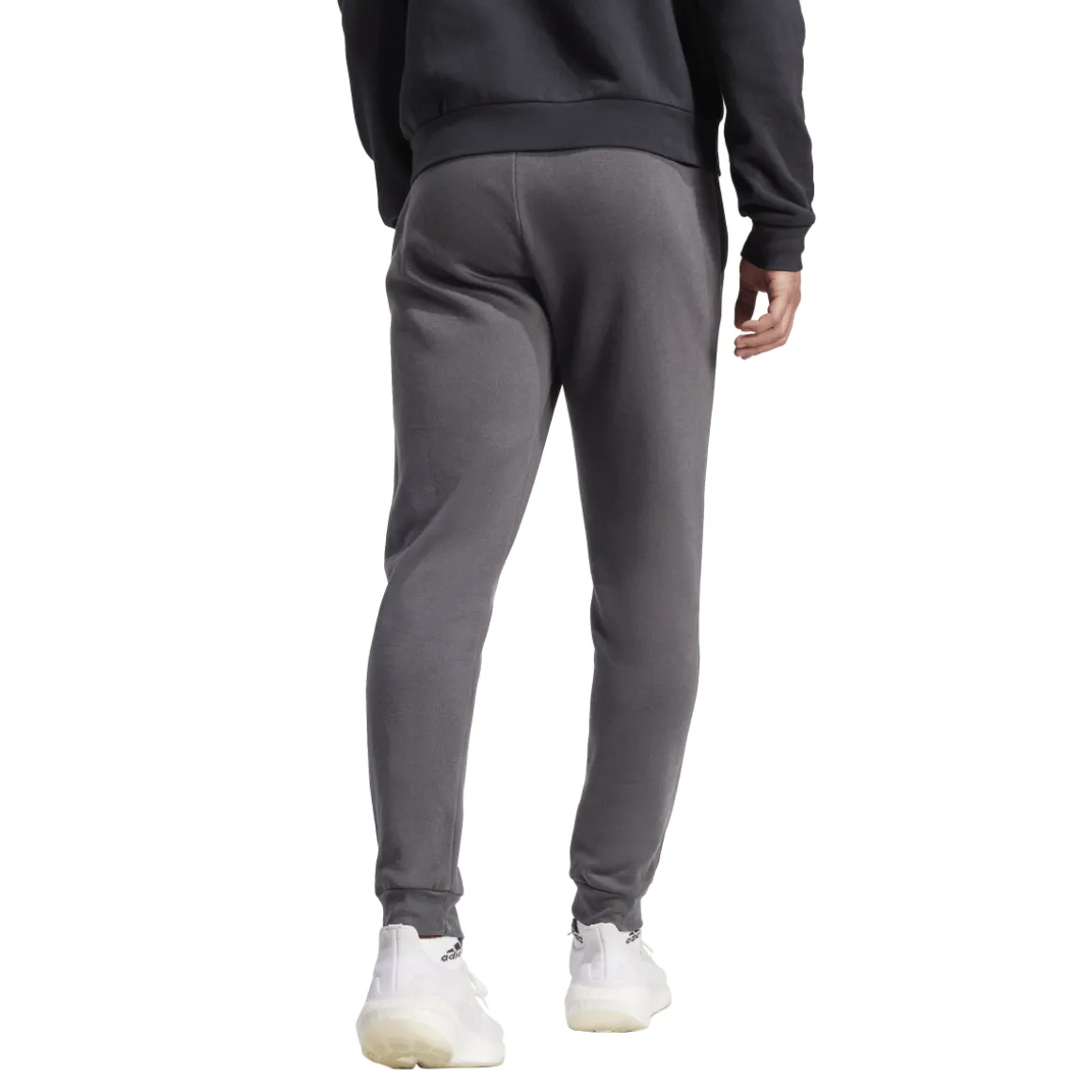 Pantaloni sportivi da uomo grigi adidas con vita elasticizzata