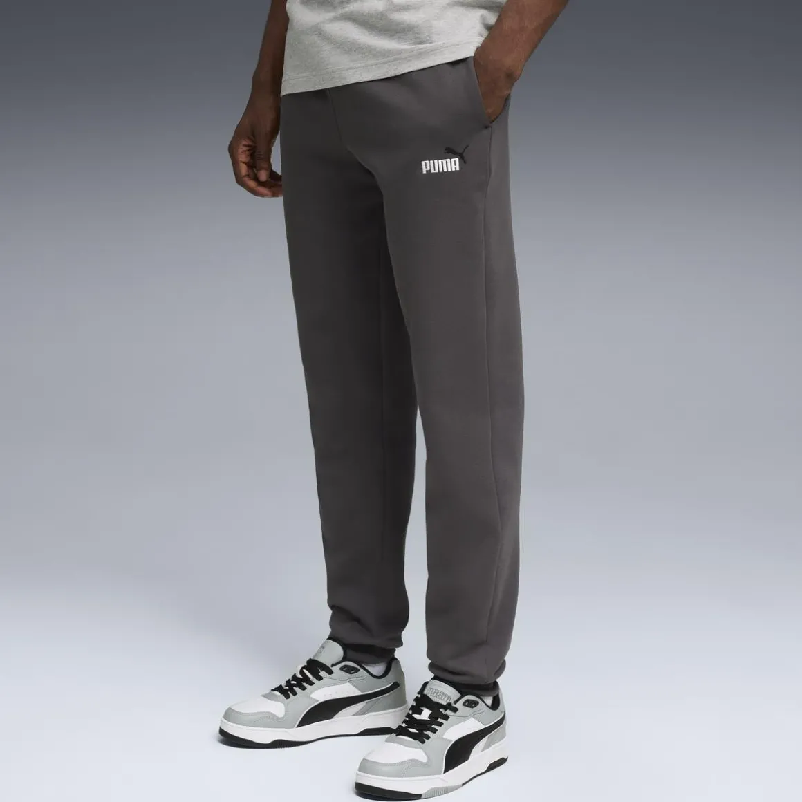 Pantaloni tuta grigi da Uomo Puma ESS 2 COLOR No. 1