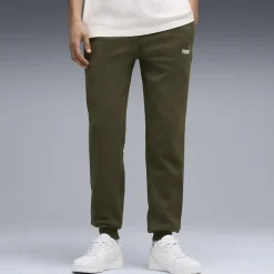 Pantaloni tuta verde militare con tasche da Uomo Puma