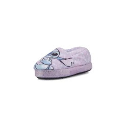 Pantofole Antiscivolo lilla da Bambina con glitter Stitch