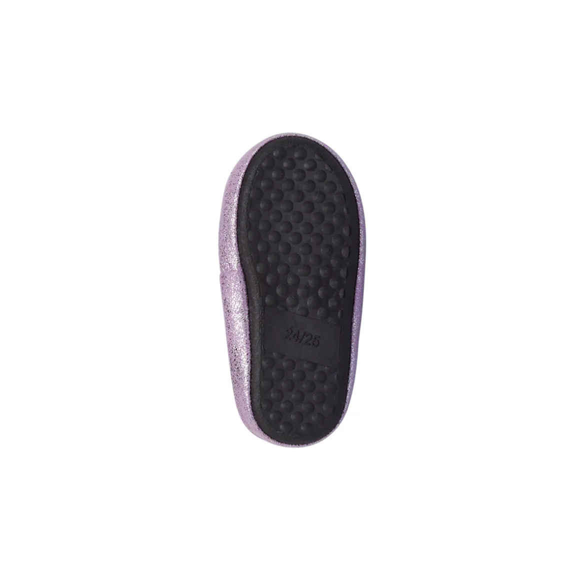 Pantofole Antiscivolo lilla da Bambina con glitter Stitch