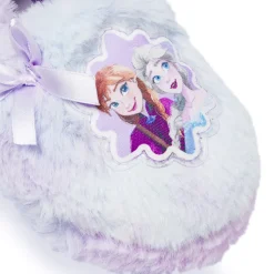 Pantofole Antiscivolo lilla da Bambina con Anna e Elsa Frozen