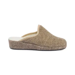 Pantofole beige da Donna con suola in gomma Stilrosa