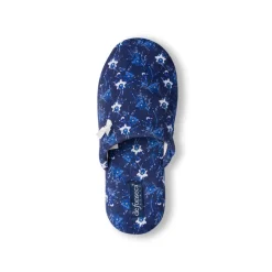 Pantofole blu da Donna con fiocco De Fonseca