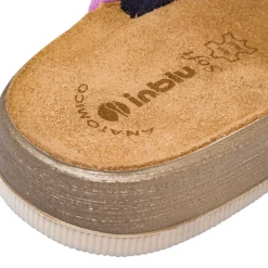Pantofole blu da Donna Inblu con pois