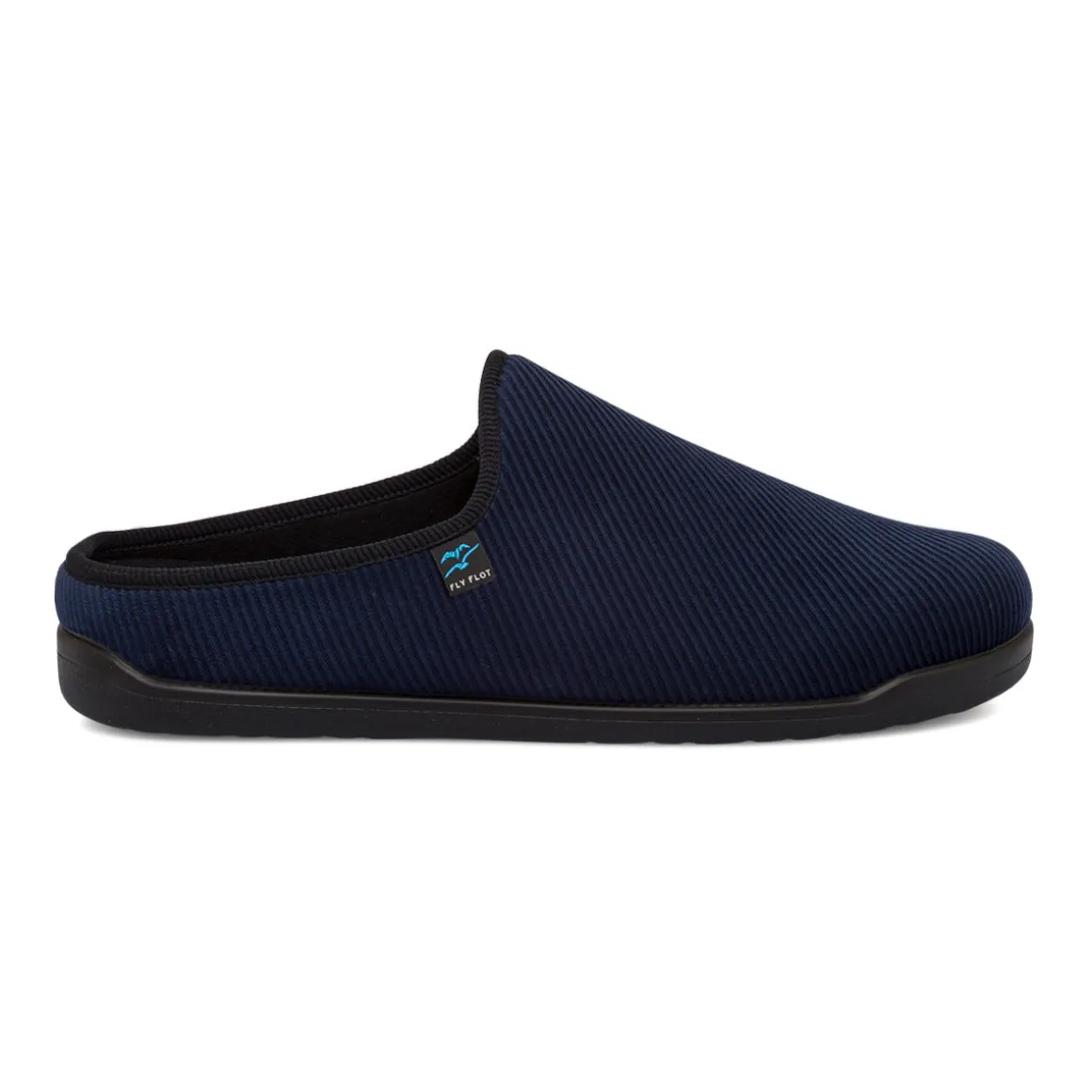 Pantofole blu da uomo con sottopiede anatomico Fly Flot