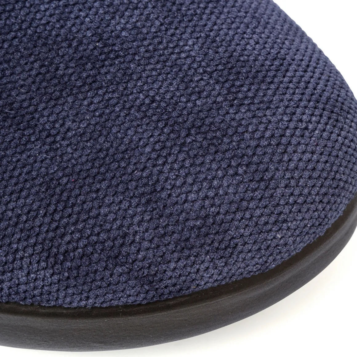 Pantofole blu da uomo con logo argento e sottopiede anti-shock Fly Flot
