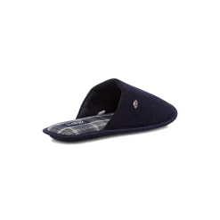 Pantofole blu da Uomo in tessuto a coste Griff