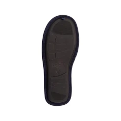 Pantofole blu da Uomo in tessuto a coste Griff