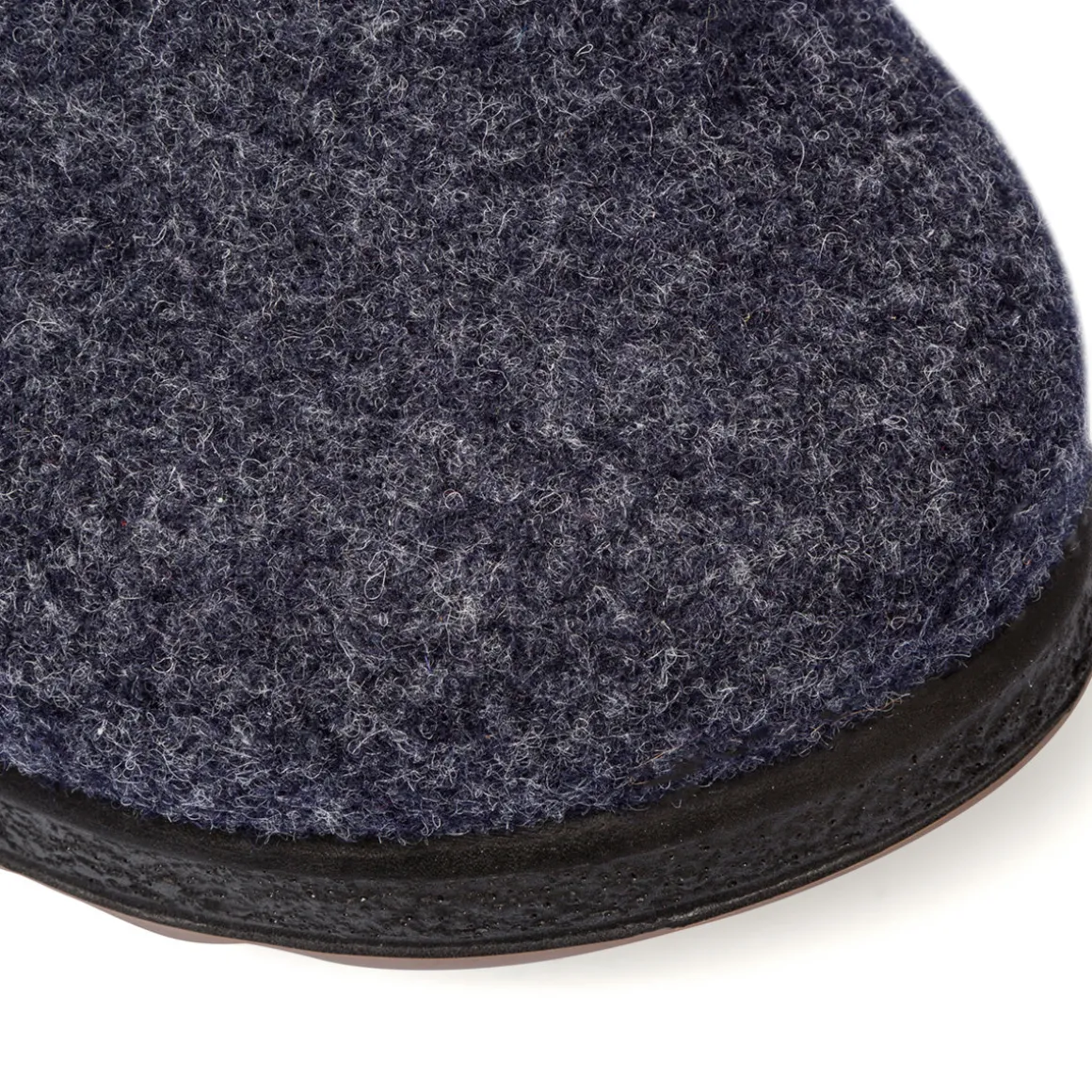 Pantofole blu in tessuto da uomo con etichetta logata Fly Flot