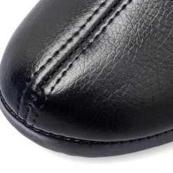 Pantofole blu scuro da donna con sottopiede in pelle Stilrosa