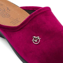 Pantofole bordeaux da donna Fly Flot