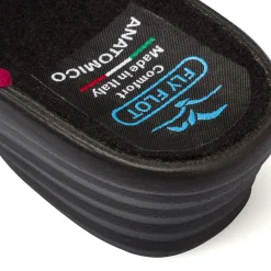 Pantofole bordeaux da donna con sottopiede anatomico Fly Flot