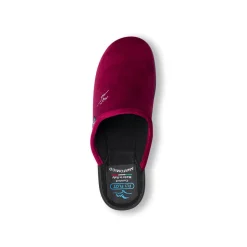 Pantofole bordeaux da donna con sottopiede anatomico Fly Flot