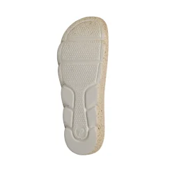 Pantofole da donna Flex'is taupe in feltro con soletta in pelle
