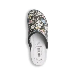 Pantofole da donna nere con sottopiede anatomico Italia Trend