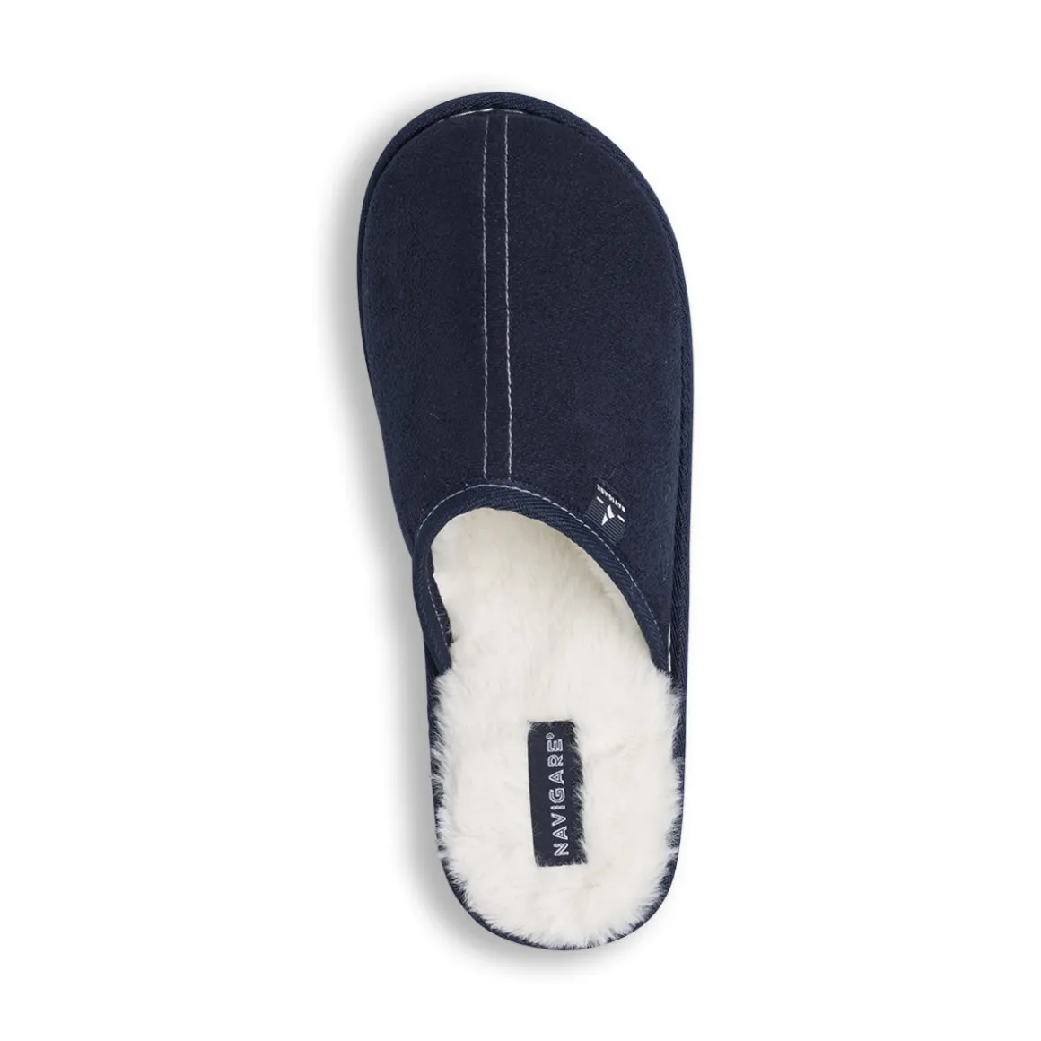 Pantofole da uomo blu con interno imbottito Navigare