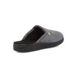 Pantofole da Uomo in tessuto grigio effetto ciniglia Italia Trend