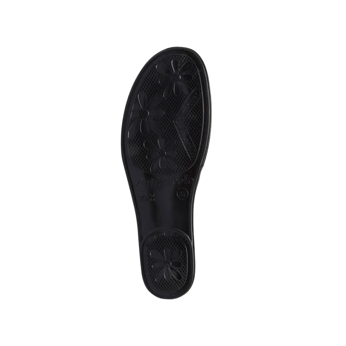 Pantofole grigie da donna con fiore Stilrosa
