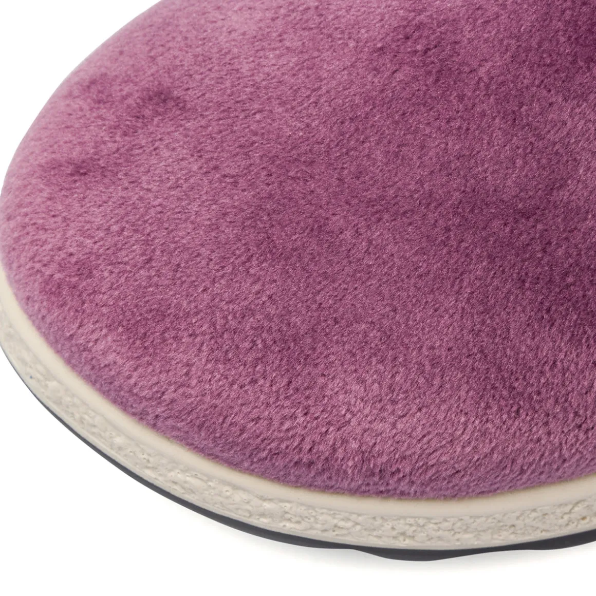 Pantofole lilla da donna con colletto imbottito Fly Flot