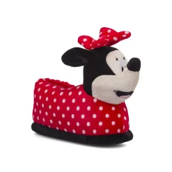 Pantofole Minnie rosse a pois da Bambina
