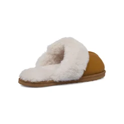 Pantofole ocra da Donna con pelo sintetico Lora Ferres