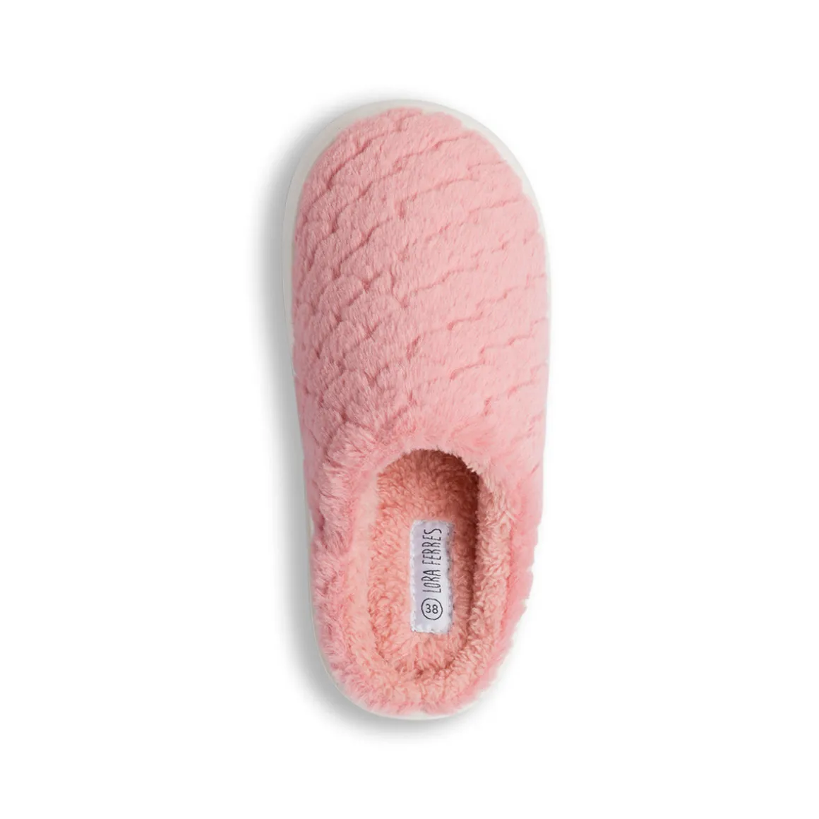 Pantofole rosa da donna in pelliccia sintetica Lora Ferres