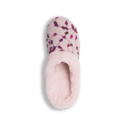 Pantofole rosa da Donna in tessuto con pelo sintetico Italia Trend