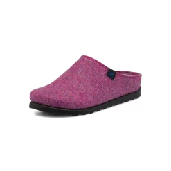 Pantofole rosa in tessuto da donna con sottopiede anti-shock Fly Flot