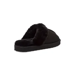 Pantofole sabot imbottite nere da donna Lora Ferres