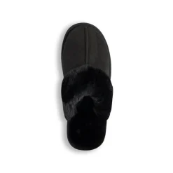Pantofole sabot imbottite nere da donna Lora Ferres