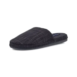 Pantofole Uomo in Tessuto Grigio con Trama Melangiata De Fonseca