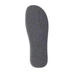 Pantofole Uomo in Tessuto Grigio con Trama Melangiata De Fonseca