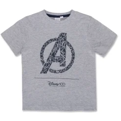 Pigiama corto grigio e nero da bambino Avengers