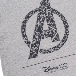 Pigiama corto grigio e nero da bambino Avengers