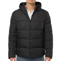 Piumino nero da Uomo con cappuccio Ducati Corse