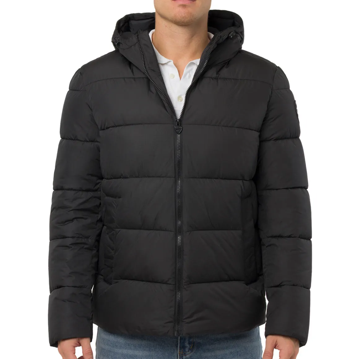 Piumino nero da Uomo con cappuccio Ducati Corse