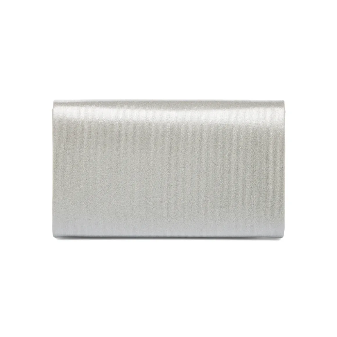 Pochette da donna argento con glitter e con logo Lora Ferres