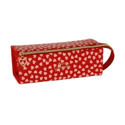 Pochette rossa da Donna con stampa cuori Camomilla Milano